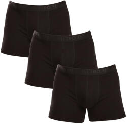 Pietro Filipi 3PACK Férfi boxeralsó Pietro Filipi fekete (3BCL001) L