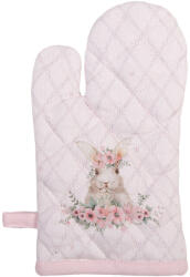 Clayre & Eef Set 2 manusi termice bumbac multicolor copii Iepuras 12x21 cm (FEB44K)
