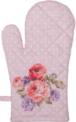 Clayre & Eef Set 2 manusi termice bumbac Rose 18x30 cm (DTR44)