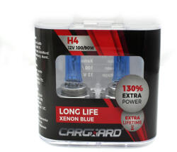 Carguard Set de 2 becuri carguard halogen h4, 100w +130% intensitate, long life (47510)