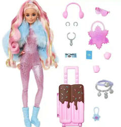 Mattel Barbie utazó baba téli kiegészítőkkel (HPB16) - morzsajatekbolt