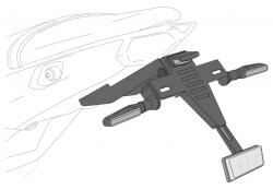 Puig Adjustable license support PUIG 21937N fekete