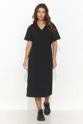Numinou térdig érő női ruha NU467 | fekete