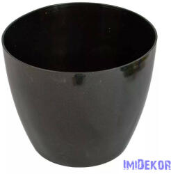  Műanyag kaspó Oslonka D23 M19 cm - Grafit