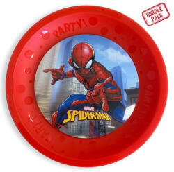 Halantex Pókember Crime Fighter micro prémium műanyag lapostányér 4 db-os szett 21 cm (PNN96271)