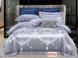 Super Design Pucioasa Lenjerii de pat Jacquard Lux, 6 piese, cod SP02 Lenjerie de pat