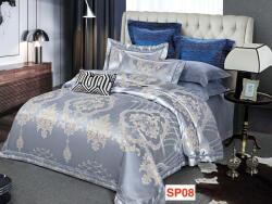 Super Design Pucioasa Lenjerii de pat Jacquard Lux, 6 piese, cod SP08 Lenjerie de pat