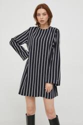 Tommy Hilfiger ruha sötétkék, mini, harang alakú - sötétkék 40 - answear - 76 990 Ft