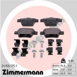 ZIMMERMANN 24150.175. 1 Set placute frana, frana disc