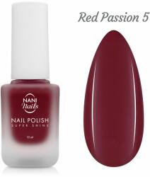 Naní körömlakk Super Shine 10 ml - Red Passion