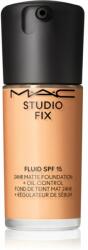 MAC Cosmetics Studio Fix Fluid SPF 15 24HR Matte Foundation + Oil Control mattító alapozó SPF 15 árnyalat NC25 30 ml