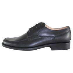 Nevalis Pantofi barbati, Nevalis, 446-S-Negru, elegant, piele naturala, cu toc, negru (Marime: 43)