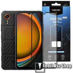 MyScreen SAMSUNG Galaxy Xcover7 (SM-G556B/U1/DS), MYSCREEN DIAMOND GLASS LITE EDGE üvegfólia, 9H, Teljes, Fekete (MD8139 DGLFG)
