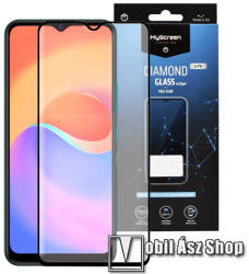 MyScreen ZTE Blade A72s, MYSCREEN DIAMOND GLASS LITE EDGE üvegfólia, 9H, Teljes, Fekete (MD7932 DGLFG)
