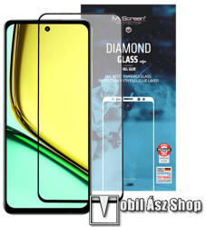 MyScreen Realme C67 4G, MYSCREEN DIAMOND GLASS EDGE üvegfólia, 9H, 0.33mm, Teljes, Fekete (MD8132TG DEFG BLACK)