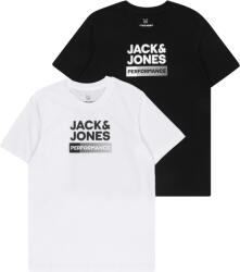 JACK & JONES Póló fekete, fehér, Méret 140