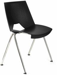 Antares Scaune conferință Strike 2131 metal cromat+plastic negru