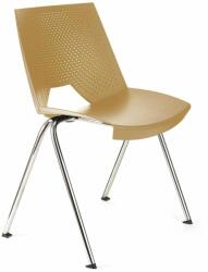 Antares Scaune conferință Strike 2131 metal cromat+plastic bej