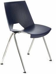 Antares Scaune conferință Strike 2131 metal cromat+plastic albastru
