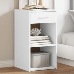 vidaXL 2 db fehér szerelt fa éjjeliszekrény 35 x 34 x 65 cm (840577) - balena