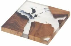 ORION RIVER poháralátét, 1 db, 8 x 8 cm, akác/resin (710843)