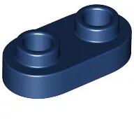 LEGO® 35480c63 - LEGO sötétkék lap 1 x 2 méretű, lekerekített, lyukas bütykökkel (35480c63)