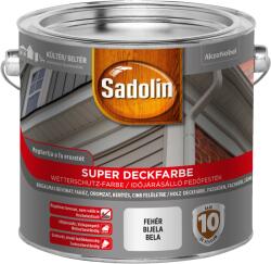 Sadolin Super Deckfarbe Favédő Festék, 2, 5 L, Fehér
