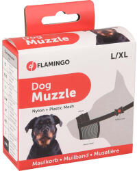 Flamingo szájkosár nylon L/XL 28-35 cm - dogshop