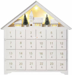 EMOS Karácsonyi világító Adventi naptár időzítővel, melegfehér 8 (DCWW02)