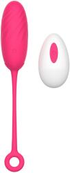 Guilty Toys Ou Vibrator Pearl Love Egg, 10 Moduri Vibratii, Remote Control, Silicon, USB, Roz, 19.5 cm, Guilty Toys, Sexxify