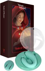 FairyGasm Vibrator Cuplu PleasureBerry FairyGasm, 10 Moduri Vibratii, Remote Control, Silicon, USB, IPX7, Verde Vibrator