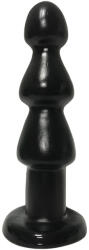 Passion Labs Dildo Porter cu Ventuza, PVC, Negru, 23.5 cm, Passion Labs, Sensations