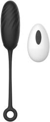 Guilty Toys Ou Vibrator Pearl Love Egg, 10 Moduri Vibratii, Remote Control, Silicon, USB, Negru, 19.5 cm, Guilty Toys, Sexxify