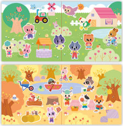 JANOD My arts&crafts Mini Autocolante reutilizabile Animale de la 2 ani (J09144)