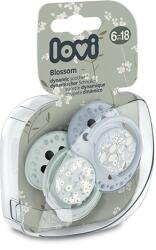 LOVI Lovi, Blossom Boy, suzeta dinamica din silicon, 6-18 luni, 2 buc