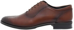 Silesco Pantofi barbati, Silesco, 115-S-Maro, elegant, piele naturala, cu toc, maro (Marime: 42)