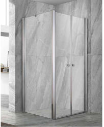 Aqualife Vario2 átlátszó üveggel 100x80 zuhanykabin (69545)