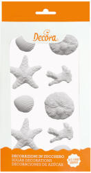 Decora Decor Zahar - Creaturi Marine O 2.5, 3 si 5 cm, 6 modele, 9 buc (600100)