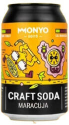 MONYO Brewing Co. CRAFT SODA - MARACUJA - szénsavas üdítőital (0, 33L) (0%)