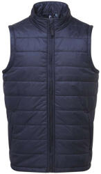 Premier PR811 könnyű vízálló steppelt férfi mellény zipzáras zsebekkel Premier, Navy-4XL (pr811nv-4xl)