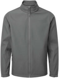 Premier PR810 férfi softshell galléros dzseki elől végig cipzárral Premier, Dark Grey-2XL (pr810dg-2xl)