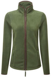 Premier PR824 ARTISAN karcsusított cipzáras Női polár pulóver Premier, Moss Green/Brown-M (pr824mg-bw-m)