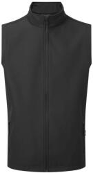 Premier PR814 férfi softshell mellény cipzáras zsebekkel Premier, Black-4XL (pr814bl-4xl)