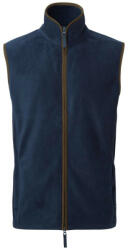 Premier PR803 ARTISAN féfi polár mellény Premier, Navy/Brown-S (pr803nv-bw-s)