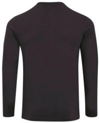 Premier PR218 férfi gombos nyakú felgombolható hosszú ujjú sztreccspóló Premier, Black-XL (pr218bl-xl)