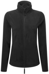 Premier PR824 ARTISAN karcsusított cipzáras Női polár pulóver Premier, Black/Black-2XL (pr824bl-bl-2xl)