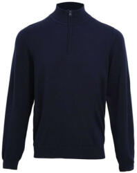 Premier PR695 férfi pulóver 1/4 cipzáras nyakkivágással Premier, Navy-4XL (pr695nv-4xl)