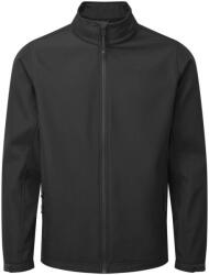 Premier PR810 férfi softshell galléros dzseki elől végig cipzárral Premier, Black-3XL (pr810bl-3xl)