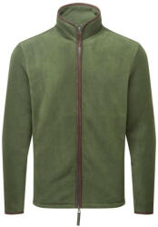 Premier PR823 ARTISAN férfi cipzáras polár pulóver Premier, Moss Green/Brown-S (pr823mg-bw-s)
