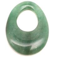 R. M. ékszer Aventurin ovális fánk 25x35mm (010249)